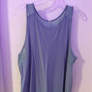 Blue Lululemon tank